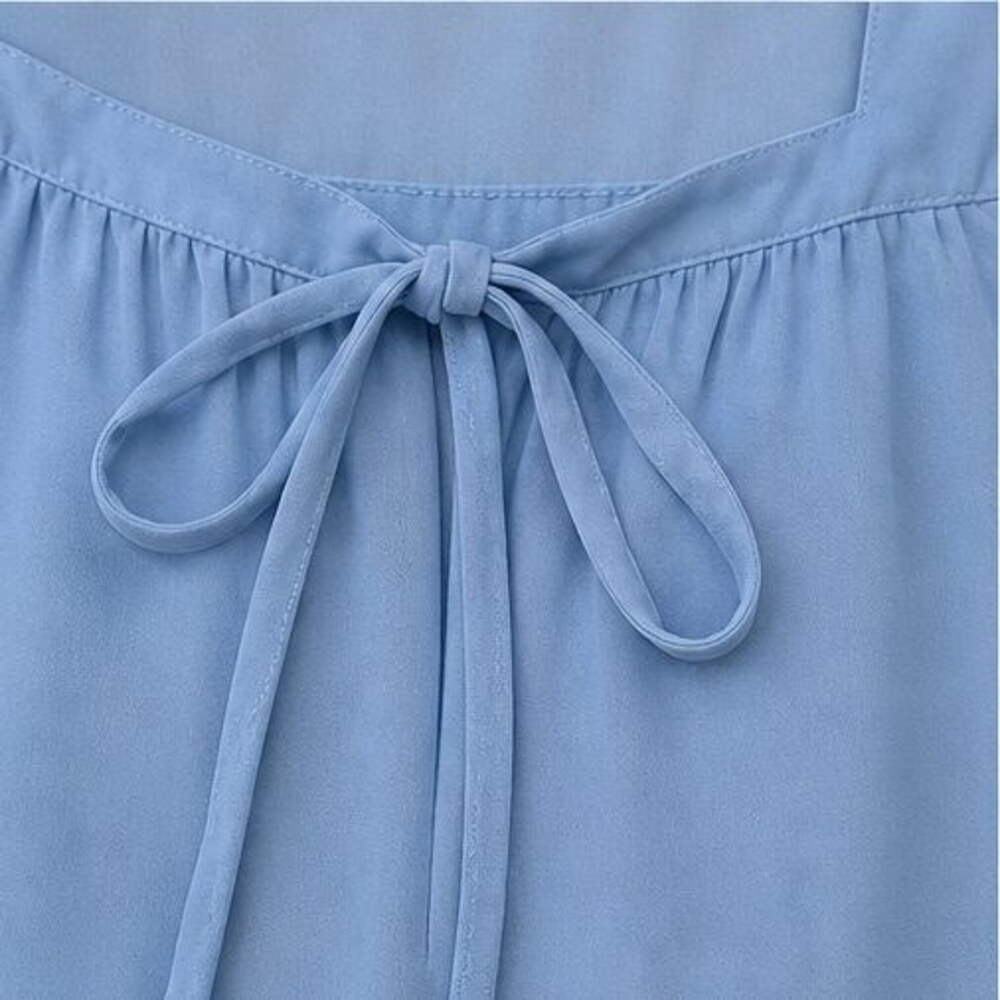 Blue Cami Blouse - Picture 4 of 6